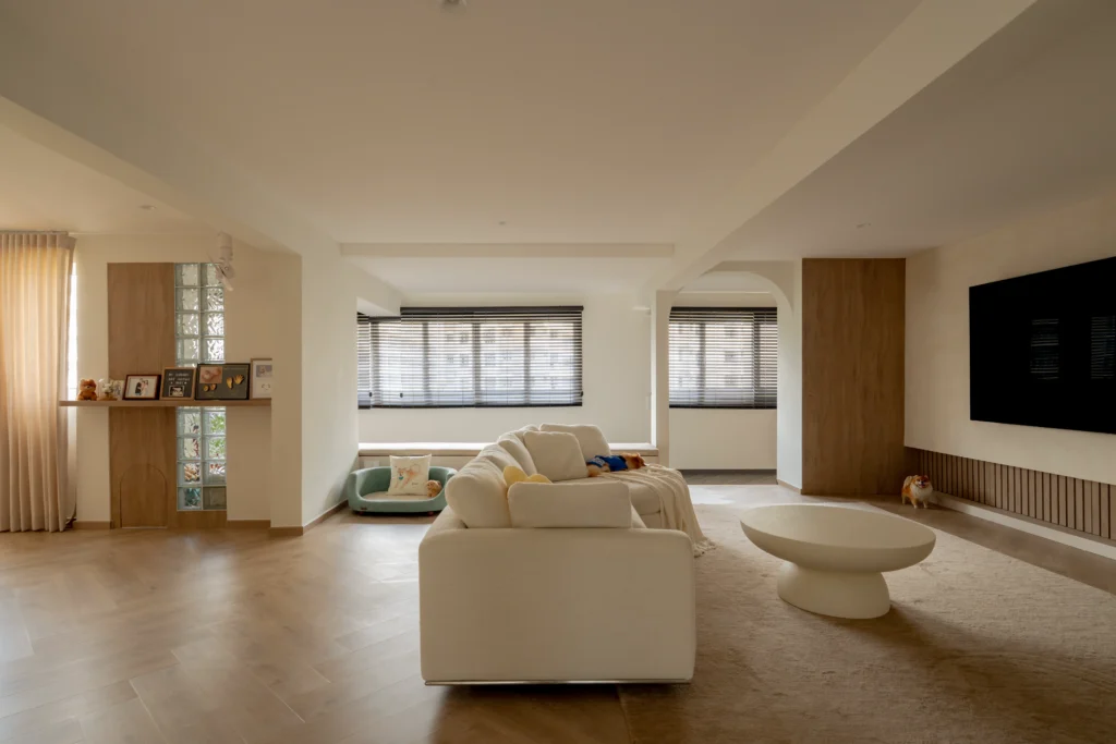 A tidy, modern home interior that feels open and easy to move through, supported by smart storage.